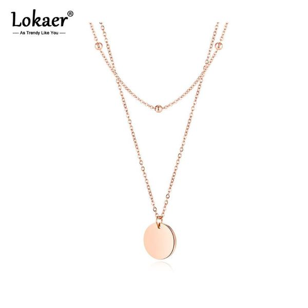chokers lokaer trendy stainless steel double-layer small round bead chain glossy pendant clavicle necklace for women girls n17092, Golden;silver
chokers lokaer trendy stainless steel double-layer small round bead chain glossy pendant clavicle necklace for women girls n17092, Golden;silver