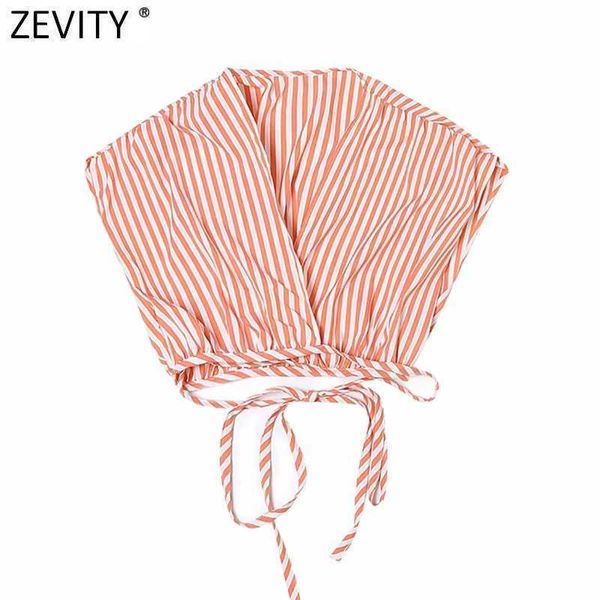 zevity women deep v neck stripe print short blouse female hem lace up bandage kimono shirt chic blusas crop ls9283 210603, White
zevity women deep v neck stripe print short blouse female hem lace up bandage kimono shirt chic blusas crop ls9283 210603, White