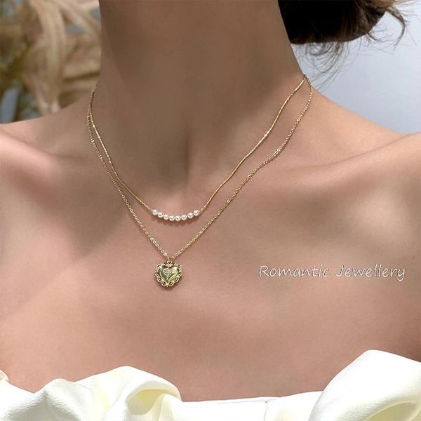 hair clips & barrettes 2021 fashion diamond love pendant pearl necklace simple design clavicle chain elegant lady temperament, Golden;silver
hair clips & barrettes 2021 fashion diamond love pendant pearl necklace simple design clavicle chain elegant lady temperament, Golden;silver