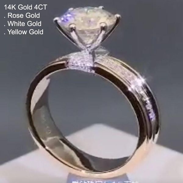 rose gold white 4 moissanite diamond ring women round 2 color wedding party engagement anniversary ct d cluster rings, Golden;silver
rose gold white 4 moissanite diamond ring women round 2 color wedding party engagement anniversary ct d cluster rings, Golden;silver