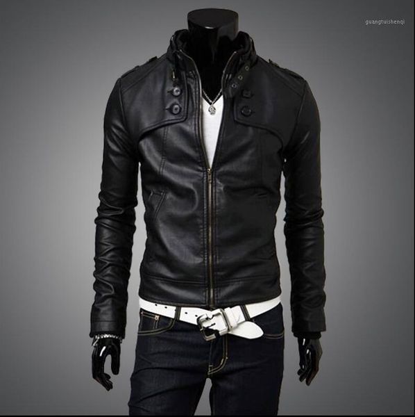 men's fur & faux m-3xl 2021 autumn winter leather clothing slim fashion personality motorcycle pu jacket plus size short design, Black
men's fur & faux m-3xl 2021 autumn winter leather clothing slim fashion personality motorcycle pu jacket plus size short design, Black