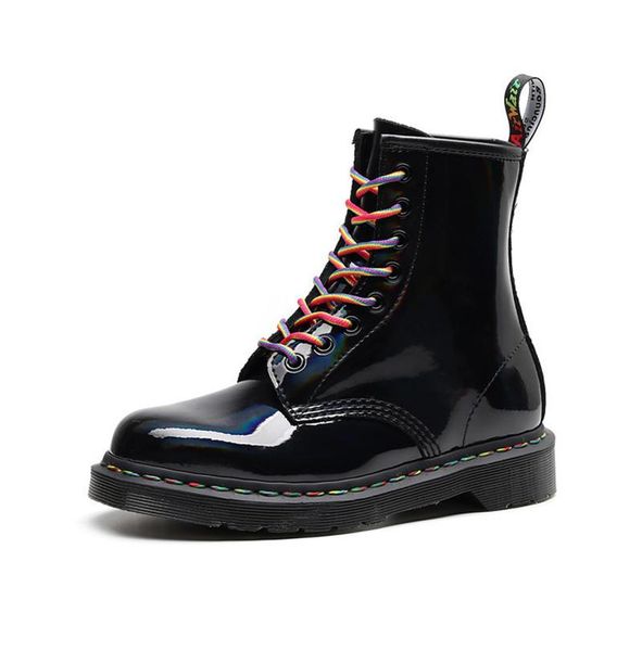 boots high-boots, rainbow patent leather, british style gradient short laser leather women's trendy motorcycle, Black
boots high-boots, rainbow patent leather, british style gradient short laser leather women's trendy motorcycle, Black