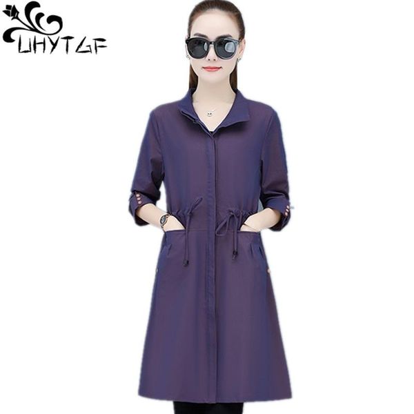women's trench coats uhytgf 5xl plus size outerwear women spring autumn windbreaker female 2021fashion mid-length casual mother coat 2, Tan;black
women's trench coats uhytgf 5xl plus size outerwear women spring autumn windbreaker female 2021fashion mid-length casual mother coat 2, Tan;black