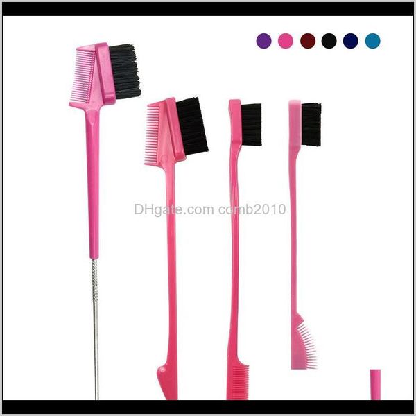 double side edge hair comb control hair brush for hair styling salon professional accessories eyebrow brush random color fpney jowvk, Silver
double side edge hair comb control hair brush for hair styling salon professional accessories eyebrow brush random color fpney jowvk, Silver