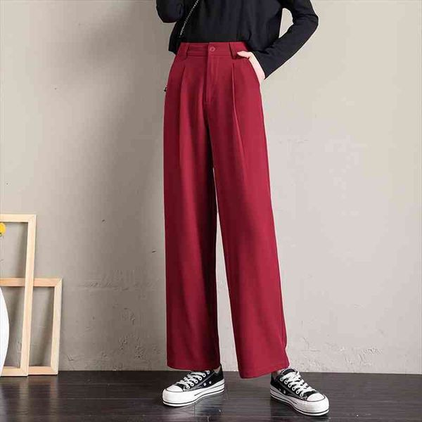 women casual high waist loose wide leg pants for women summer loose female floor length suits pants ladies trousers, Black;white
women casual high waist loose wide leg pants for women summer loose female floor length suits pants ladies trousers, Black;white