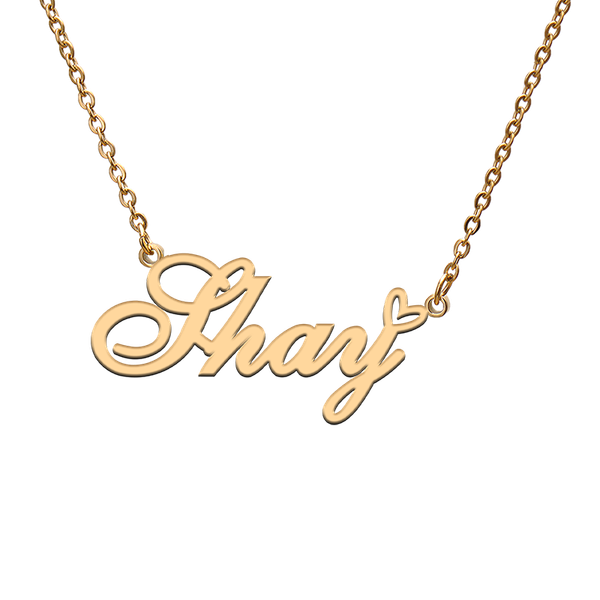 charms god with love heart personalized character necklace name shay for friend jewelry gift, Bronze;silver
charms god with love heart personalized character necklace name shay for friend jewelry gift, Bronze;silver