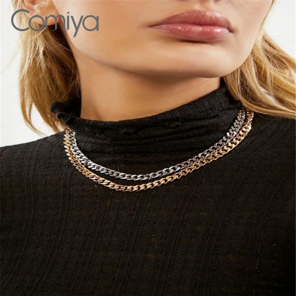 comiya necklaces gold silver color zinc alloy links chain statement necklace collier bijouxcollares boho jewelry chains
comiya necklaces gold silver color zinc alloy links chain statement necklace collier bijouxcollares boho jewelry chains