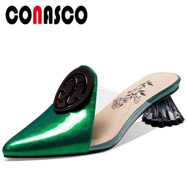 women sandals genuine leather pumps fashion high quailty slippers mules summer 2021 heels casual shoes woman, Black
women sandals genuine leather pumps fashion high quailty slippers mules summer 2021 heels casual shoes woman, Black