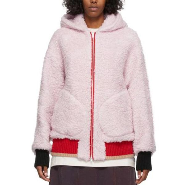 women's wool & blends 2021 autumn style temperament pink lamb coat hooded zipper jacket cotton padded clothes warm women, Black
women's wool & blends 2021 autumn style temperament pink lamb coat hooded zipper jacket cotton padded clothes warm women, Black