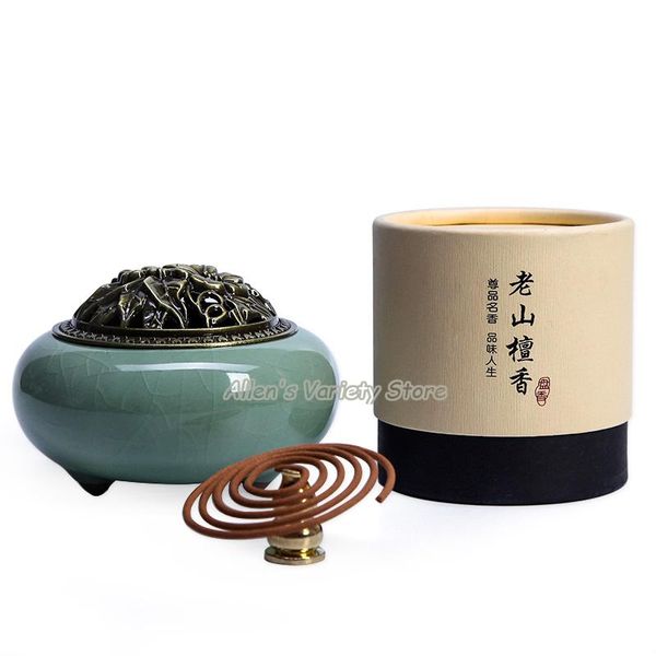 fragrance lamps suit holder+burner+incense longquan celadon ceramic incense stove porcelain burner holder furnace censer sticks coils
fragrance lamps suit holder+burner+incense longquan celadon ceramic incense stove porcelain burner holder furnace censer sticks coils