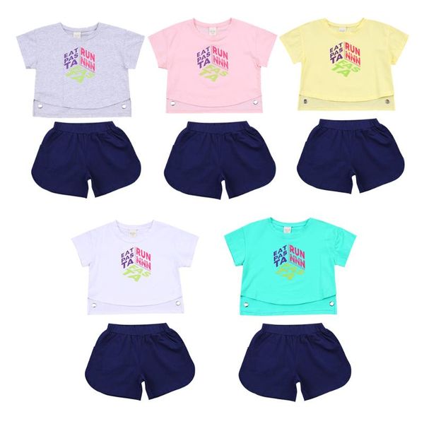 2-7y fashion clothing summer kid baby girl clothes outfit letter printed short sleeve t shirt casual shorts tracksuit sets, White
2-7y fashion clothing summer kid baby girl clothes outfit letter printed short sleeve t shirt casual shorts tracksuit sets, White
