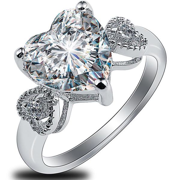 wedding rings huaqi classic simple design 1ct cubic zirconia forever ring bijoux birthday gift, Slivery;golden
wedding rings huaqi classic simple design 1ct cubic zirconia forever ring bijoux birthday gift, Slivery;golden