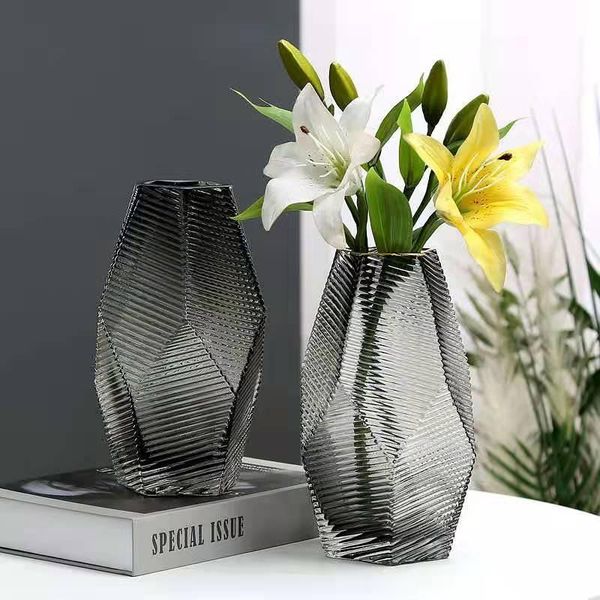 vases creative striped glass vase decoration living room table flower arrangement water planting home ornaments
vases creative striped glass vase decoration living room table flower arrangement water planting home ornaments