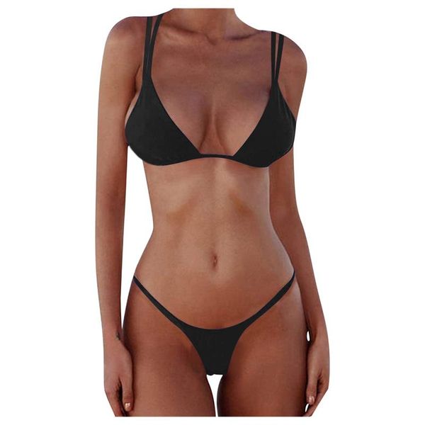 women's swimwear micro bikini set women two piece swimsuit strap swimming bathing suit bikinis 2021 mujer, White;black
women's swimwear micro bikini set women two piece swimsuit strap swimming bathing suit bikinis 2021 mujer, White;black