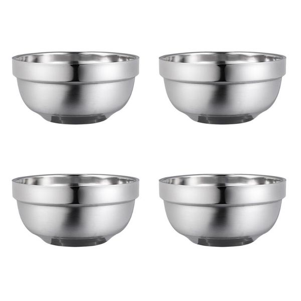 6pcs 13cm double layer stainless steel bowls anti- insulated bowl child soup family dinnerware rice
6pcs 13cm double layer stainless steel bowls anti- insulated bowl child soup family dinnerware rice