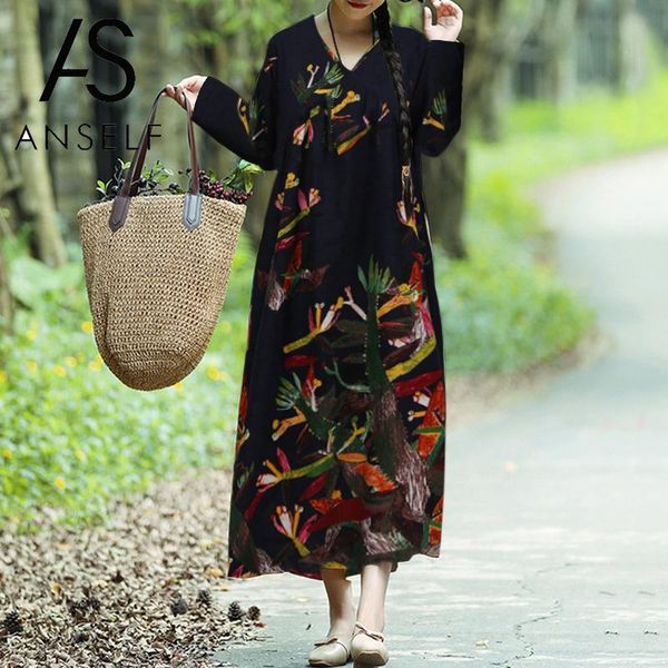casual dresses vintage cotton linen ethnic dress women baggy robe 2021 autumn spring boho print long sleeves oversized maxi female, Black;gray
casual dresses vintage cotton linen ethnic dress women baggy robe 2021 autumn spring boho print long sleeves oversized maxi female, Black;gray