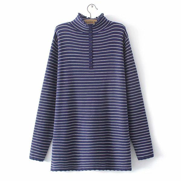 plus size t-shirt 2xl-4xl women's high collar autumn winter sweaters long sleeved striped pullovers oversized slim outerwear, Black
plus size t-shirt 2xl-4xl women's high collar autumn winter sweaters long sleeved striped pullovers oversized slim outerwear, Black