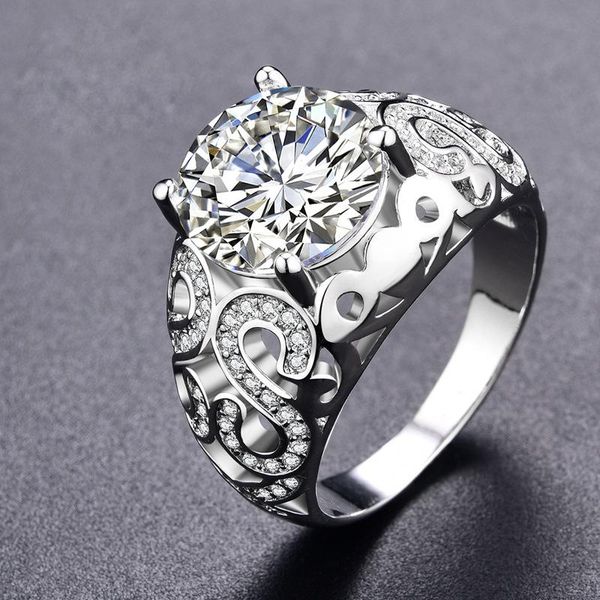 cluster rings vintage luxury pattern hollow zircon ring elegant female fashion romantic jewelry gift, Golden;silver
cluster rings vintage luxury pattern hollow zircon ring elegant female fashion romantic jewelry gift, Golden;silver