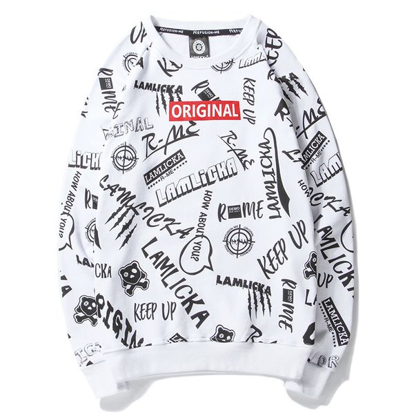 hoodie arrival o-neck none cotton hoodie wear full of letter printing neck long men leisure jacket sweatshirt hip hop 93d8, Black
hoodie arrival o-neck none cotton hoodie wear full of letter printing neck long men leisure jacket sweatshirt hip hop 93d8, Black