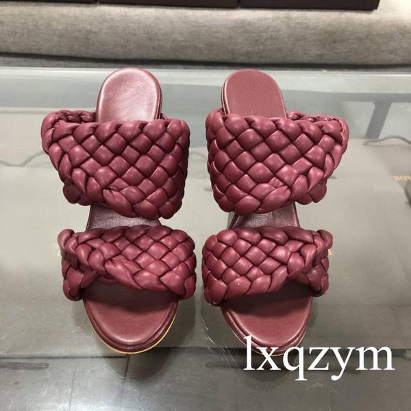 2021 summer real leather braided thin high heel sandals slides women party shoes cross wove folds mules slippers 42, Black
2021 summer real leather braided thin high heel sandals slides women party shoes cross wove folds mules slippers 42, Black