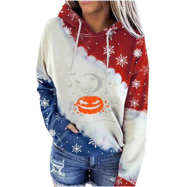 women's hoodies & sweatshirts stripe patchwork long sleeve contrast casual pocket loose pumpkin print holiday woman autumn halloween, Black
women's hoodies & sweatshirts stripe patchwork long sleeve contrast casual pocket loose pumpkin print holiday woman autumn halloween, Black