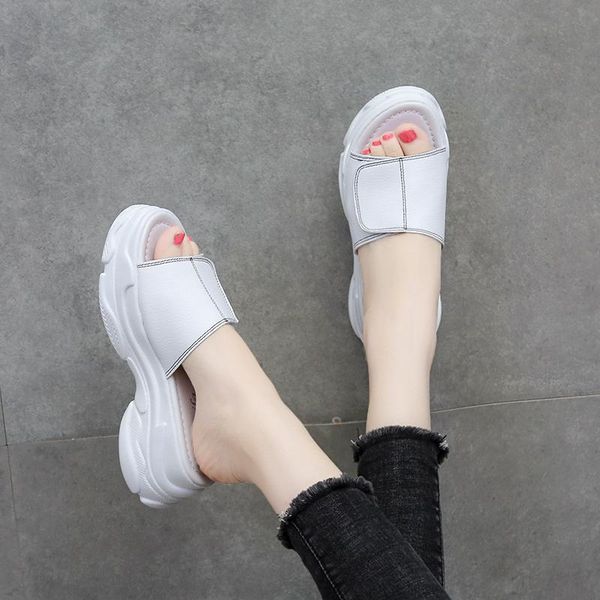 shoes med house slippers platform slides fashion on a wedge slipers women increased internal flat luxury 2021 summer pu rubber s, Black
shoes med house slippers platform slides fashion on a wedge slipers women increased internal flat luxury 2021 summer pu rubber s, Black