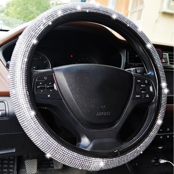 steering wheel covers diamond cover universal fit 38 cm/ 15 inch for women, girls easy installation great touch feeling charming design
steering wheel covers diamond cover universal fit 38 cm/ 15 inch for women, girls easy installation great touch feeling charming design
