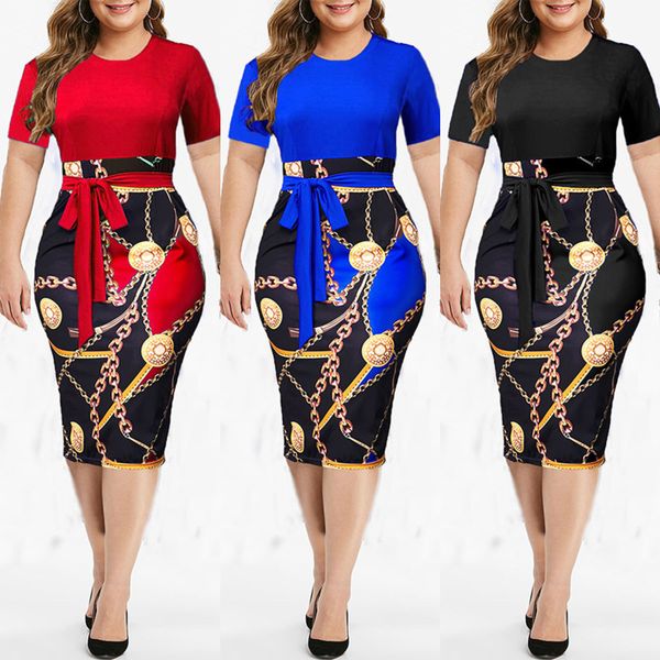 vintage print plus size knee-length dress womens summer short sleeve midi elegant dresses summer high waist robe 2021 x0521, Black;gray
vintage print plus size knee-length dress womens summer short sleeve midi elegant dresses summer high waist robe 2021 x0521, Black;gray