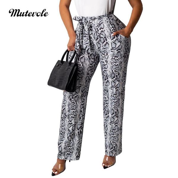 women's pants & capris mutevole women casual bandage snake print elegant skin wide leg trousers fashion female high waist party, Black;white
women's pants & capris mutevole women casual bandage snake print elegant skin wide leg trousers fashion female high waist party, Black;white