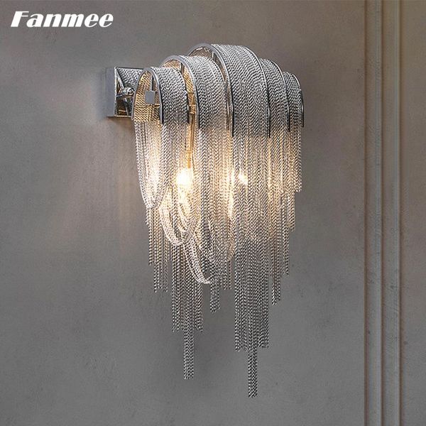 modern silver tassel wall mounted light led gold aluminum chain sconce lamp art deco indoor porch living room bedroom villa chandeliers
modern silver tassel wall mounted light led gold aluminum chain sconce lamp art deco indoor porch living room bedroom villa chandeliers
