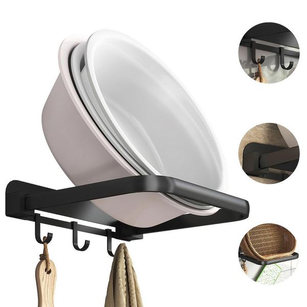 towel racks wall-mounted bathroom rack black aluminum holder with 3 hooks shelf shower storage multi-function stand
towel racks wall-mounted bathroom rack black aluminum holder with 3 hooks shelf shower storage multi-function stand