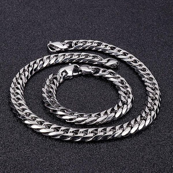 luxury necklace men hip hop rock gold cuban chain stainless steel gift fashion women jewelry chains, Silver
luxury necklace men hip hop rock gold cuban chain stainless steel gift fashion women jewelry chains, Silver