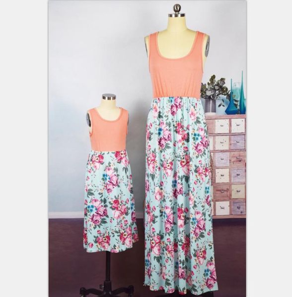summer fashion sleeveless printed dress women's parent-child with children one-piece casual dresses, Black;gray
summer fashion sleeveless printed dress women's parent-child with children one-piece casual dresses, Black;gray