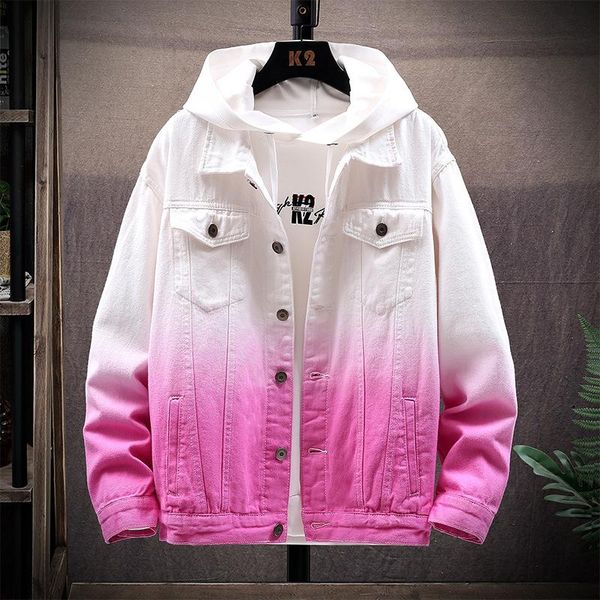 men's jackets jeans slim fit gradient color denim jacket ins tide fashion brand tooling retro handsome, Black;brown
men's jackets jeans slim fit gradient color denim jacket ins tide fashion brand tooling retro handsome, Black;brown