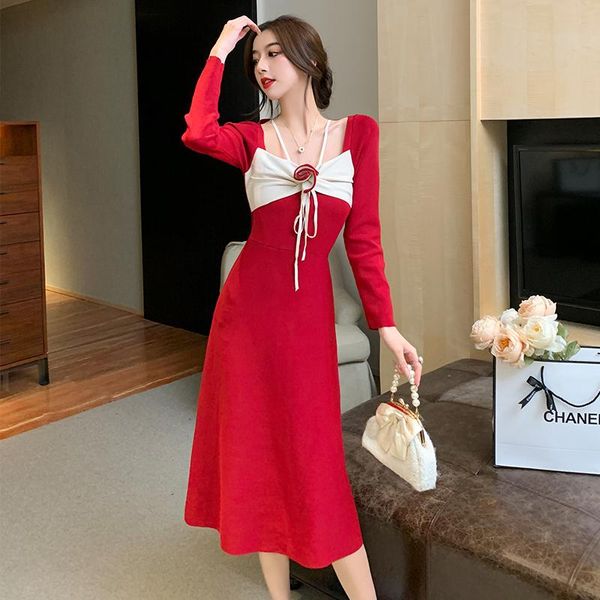 casual dresses french vintage knitted women elegant niche design goddess fan dress high waist a-line soft sweater, Black;gray
casual dresses french vintage knitted women elegant niche design goddess fan dress high waist a-line soft sweater, Black;gray