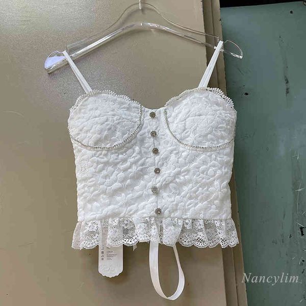 camis lace camisle tank for women temperament socialite retro ny slimming bottoming shirt lady spaghetti straps chest wrap vest, White
camis lace camisle tank for women temperament socialite retro ny slimming bottoming shirt lady spaghetti straps chest wrap vest, White