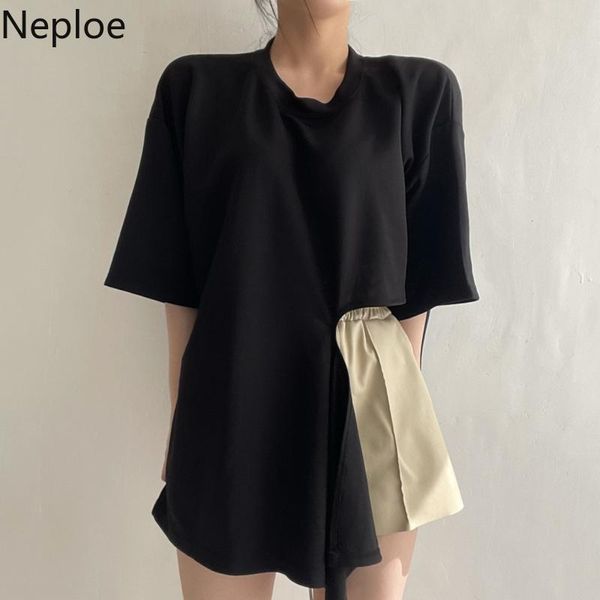 women's t-shirt neploe women t shirt o neck short sleeve loose korean tees 2021 summer clothes split irregular fashion harajuku black, White
women's t-shirt neploe women t shirt o neck short sleeve loose korean tees 2021 summer clothes split irregular fashion harajuku black, White