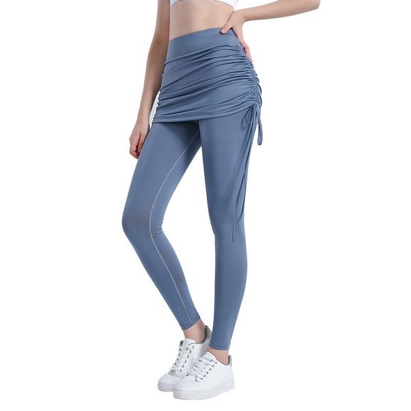 running pants autumn fake 2 pieces women yoga sport workout tights fitness sweatpants gym drawstring elastic high waist leggings, Black;blue
running pants autumn fake 2 pieces women yoga sport workout tights fitness sweatpants gym drawstring elastic high waist leggings, Black;blue