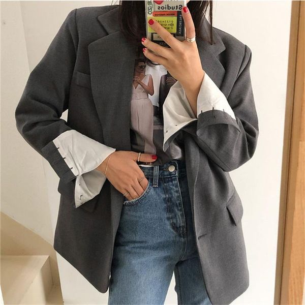 women's suits & blazers hzirip office lady plus size -xl autumn minimalist 2021 streetwear retro gentle jackets elegant loose stylish, White;black
women's suits & blazers hzirip office lady plus size -xl autumn minimalist 2021 streetwear retro gentle jackets elegant loose stylish, White;black