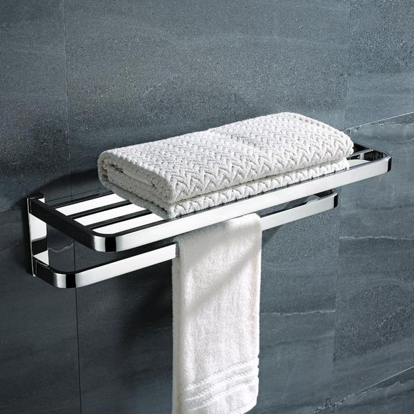 towel racks double layer bathroom wall mount luxury bath holder polished accessories shower shelf rack
towel racks double layer bathroom wall mount luxury bath holder polished accessories shower shelf rack