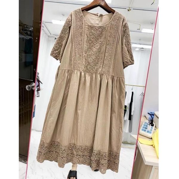 casual dresses 4 colors -- lamtrip unique japanese-style hook flower lace patchwork dress solid color cotton 100% autumn 2021, Black;gray
casual dresses 4 colors -- lamtrip unique japanese-style hook flower lace patchwork dress solid color cotton 100% autumn 2021, Black;gray
