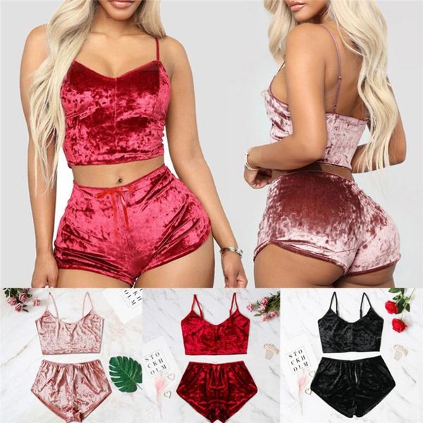 bras sets -3xl women lingerie velvet camisole bow shorts set plus size bra underwear erotic a50, Red;black
bras sets -3xl women lingerie velvet camisole bow shorts set plus size bra underwear erotic a50, Red;black