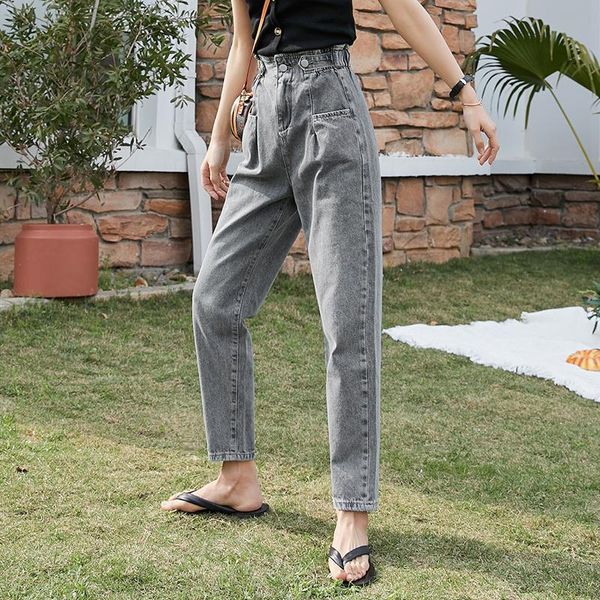 women's jeans woman slouchy 2021 spring summer y2k streetwear harem pants elastic high waist baggy denim trousers korean fashion bottom, Blue
women's jeans woman slouchy 2021 spring summer y2k streetwear harem pants elastic high waist baggy denim trousers korean fashion bottom, Blue