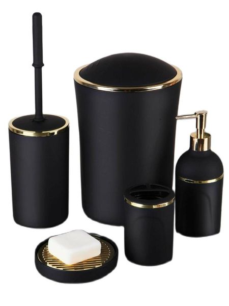 bath accessory set luxury home bathroom accessories 5 pieces material liquid soap trash can dispenser,solid
bath accessory set luxury home bathroom accessories 5 pieces material liquid soap trash can dispenser,solid