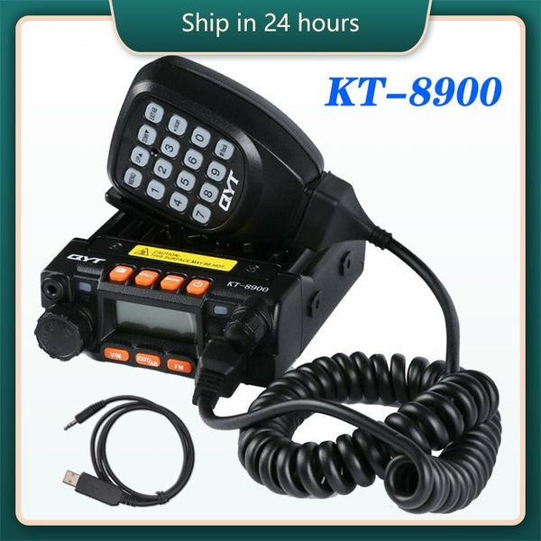 walkie talkie qyt kt-8900 dual band 25-wamini mobile transceiver 136-174mhz/400-480mhz portable ham radio (cable)
walkie talkie qyt kt-8900 dual band 25-wamini mobile transceiver 136-174mhz/400-480mhz portable ham radio (cable)