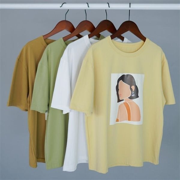 ies women t-shirts character printing tees harajuku summer short sleeve 95% cotton clothes 210320, White
ies women t-shirts character printing tees harajuku summer short sleeve 95% cotton clothes 210320, White