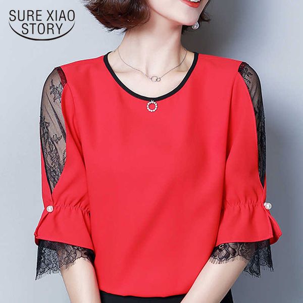 womens and blouses blusas mujer de moda chiffon lace solid o-neck women shirts hollow womens clothing 3689 50 210528, White
womens and blouses blusas mujer de moda chiffon lace solid o-neck women shirts hollow womens clothing 3689 50 210528, White