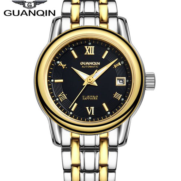 mechanical watches women guanqin automatic lighting-emitting hardlex watertight women's clock, Slivery;brown
mechanical watches women guanqin automatic lighting-emitting hardlex watertight women's clock, Slivery;brown