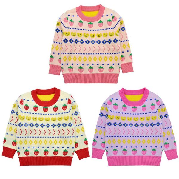 pullover autumn winter kids girls rib knitted sweater cute flower fruits sweatshirts o-neck long sleeve pullovers children outfits 2-8t, Blue
pullover autumn winter kids girls rib knitted sweater cute flower fruits sweatshirts o-neck long sleeve pullovers children outfits 2-8t, Blue