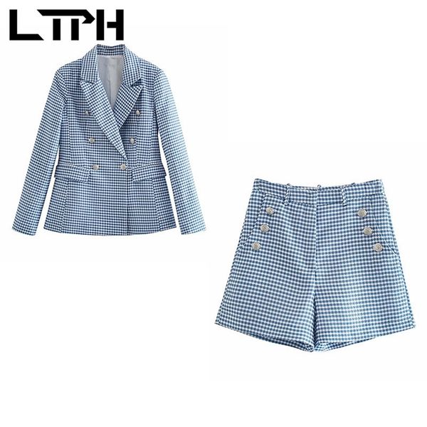 ltph office lady houndstooth women 2 pieces set double breasted blazer all-match high waist shorts short suits spring 210423, White
ltph office lady houndstooth women 2 pieces set double breasted blazer all-match high waist shorts short suits spring 210423, White